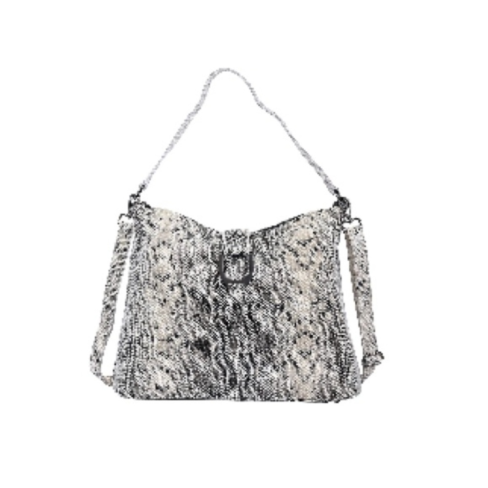 Elegant Black and White Women's Bag
